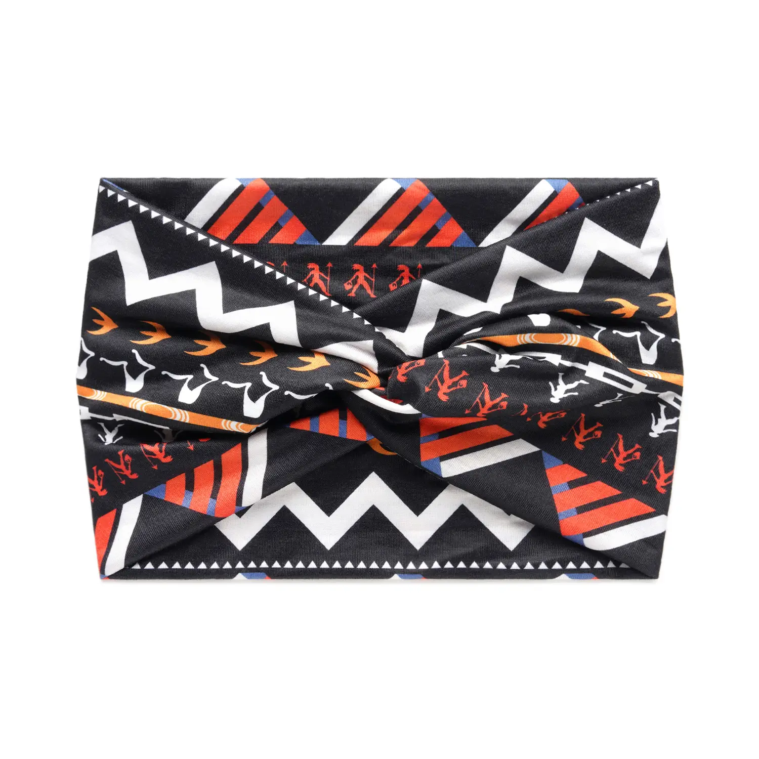 18cm Cross Border Printed Cross Yoga Hair Band Tie Knot - Image 44