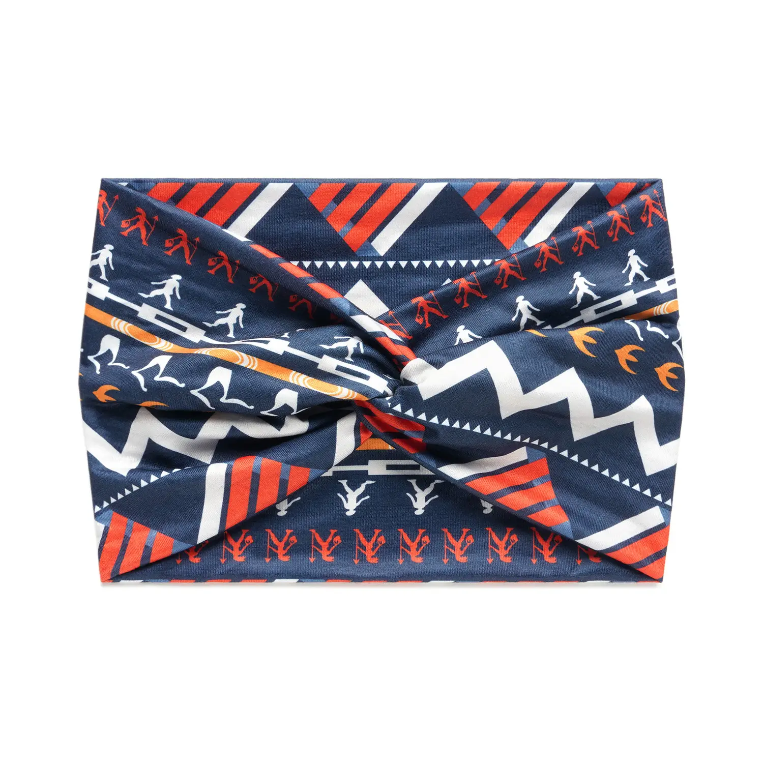 18cm Cross Border Printed Cross Yoga Hair Band Tie Knot - Image 45