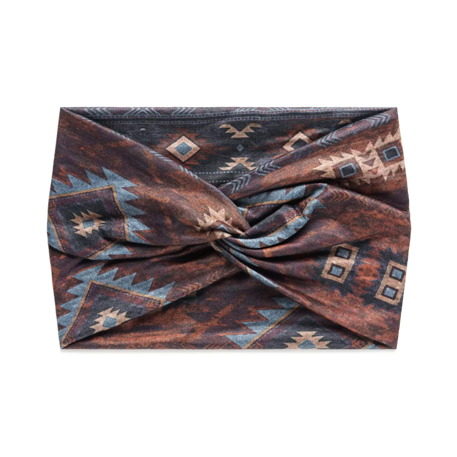 18cm Cross Border Printed Cross Yoga Hair Band Tie Knot - Image 46