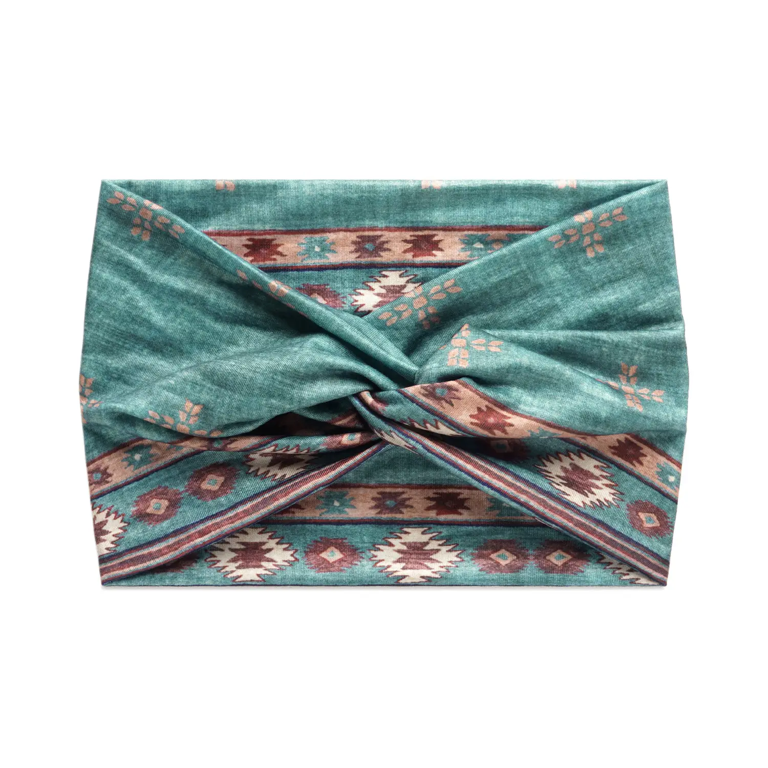 18cm Cross Border Printed Cross Yoga Hair Band Tie Knot - Image 50
