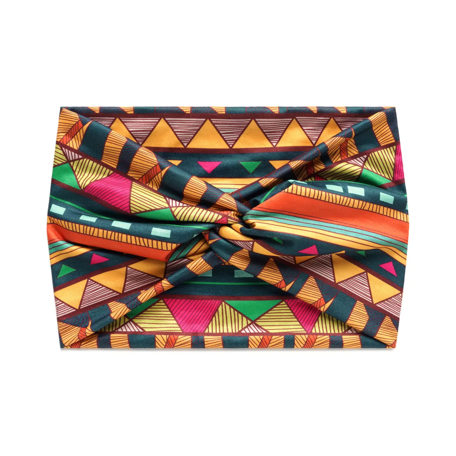 18cm Cross Border Printed Cross Yoga Hair Band Tie Knot - Image 52