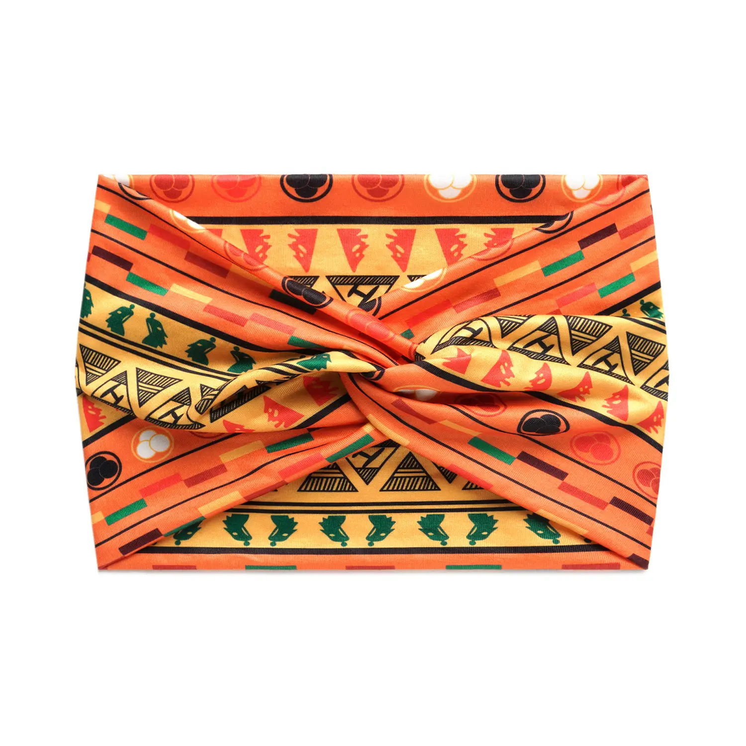18cm Cross Border Printed Cross Yoga Hair Band Tie Knot - Image 53
