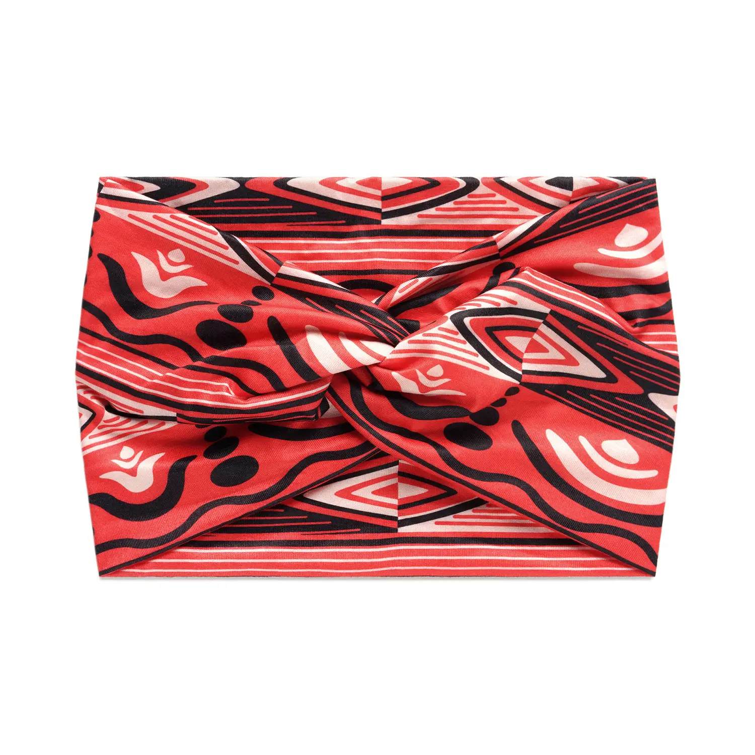 18cm Cross Border Printed Cross Yoga Hair Band Tie Knot - Image 57