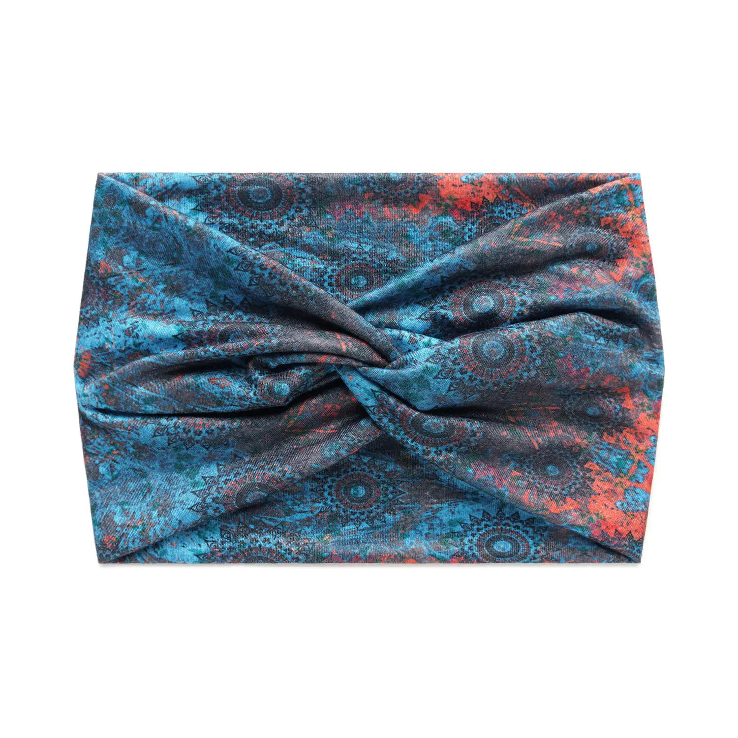 18cm Cross Border Printed Cross Yoga Hair Band Tie Knot - Image 58