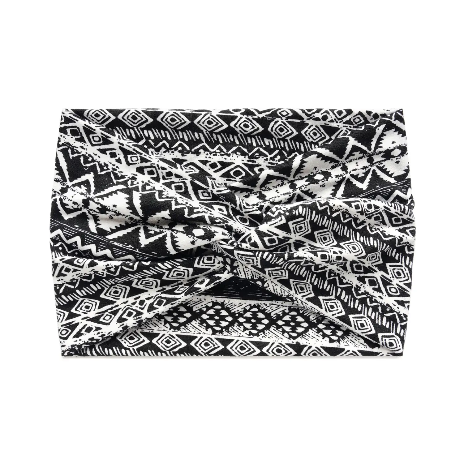 18cm Cross Border Printed Cross Yoga Hair Band Tie Knot - Image 66