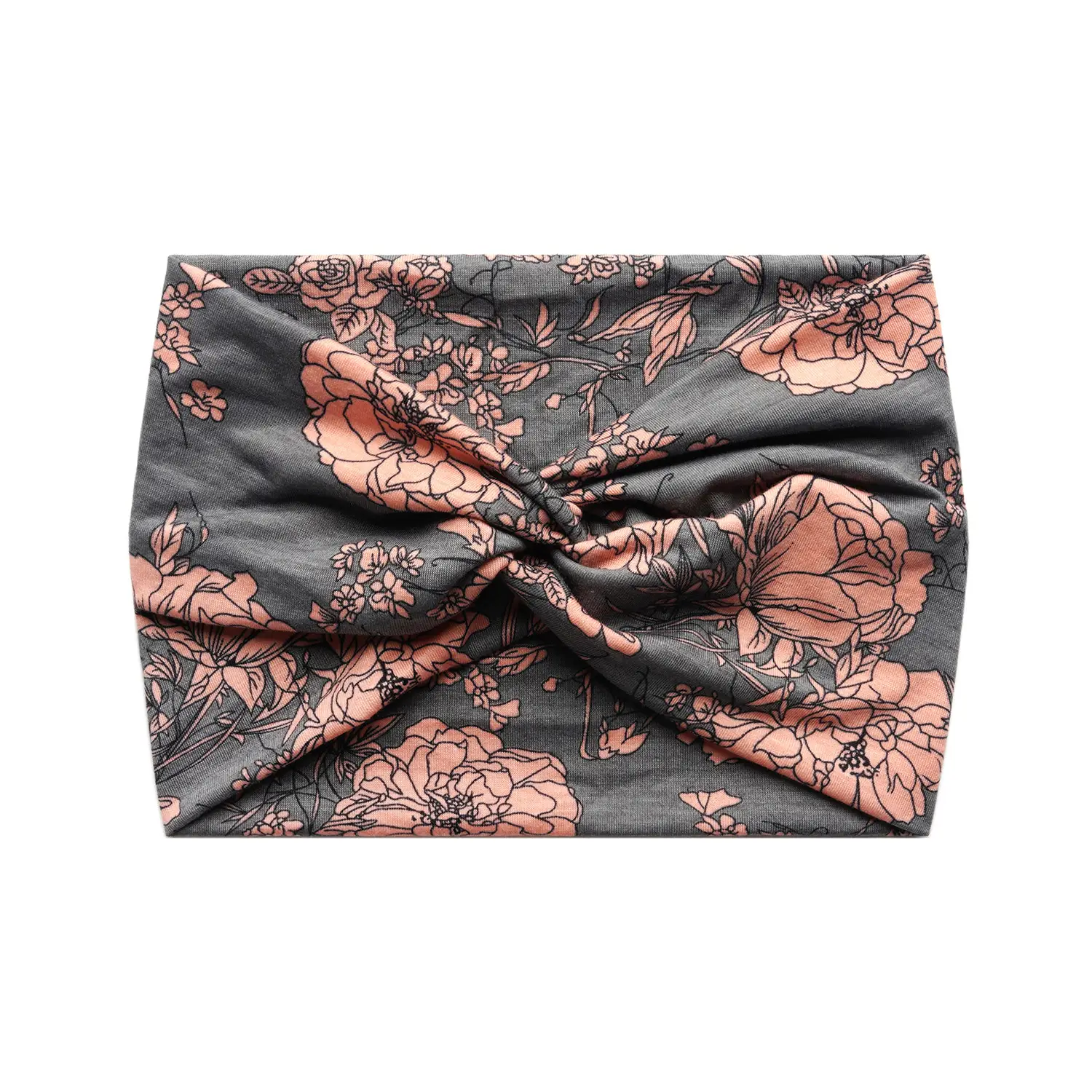 18cm Cross Border Printed Cross Yoga Hair Band Tie Knot - Image 9