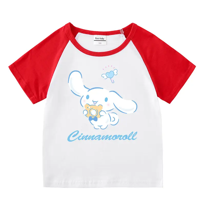 2023 Kids Summer T-Shirt Shorts Set Gray Cinnamonroll - Image 10