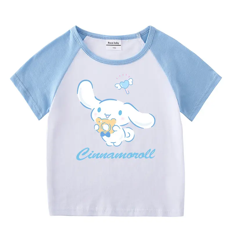 2023 Kids Summer T-Shirt Shorts Set Gray Cinnamonroll - Image 13