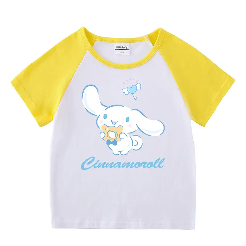 2023 Kids Summer T-Shirt Shorts Set Gray Cinnamonroll - Image 14