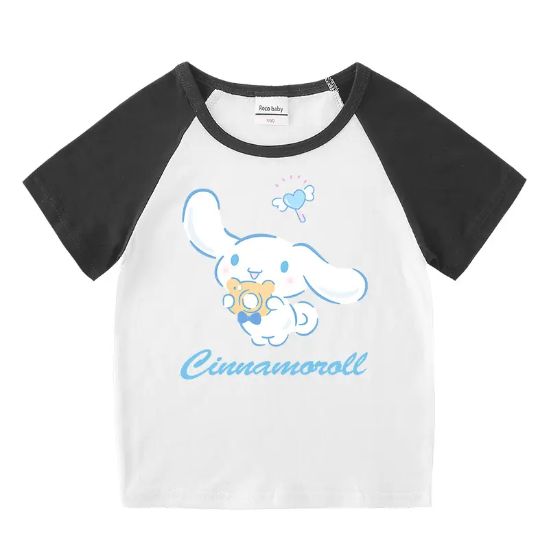 2023 Kids Summer T-Shirt Shorts Set Gray Cinnamonroll - Image 15