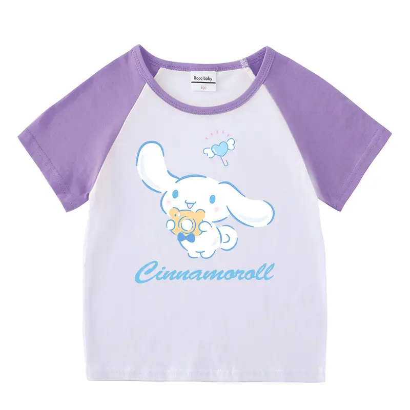 2023 Kids Summer T-Shirt Shorts Set Gray Cinnamonroll - Image 17