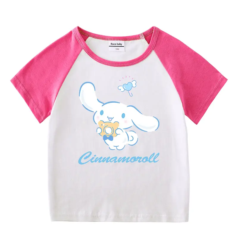 2023 Kids Summer T-Shirt Shorts Set Gray Cinnamonroll - Image 18