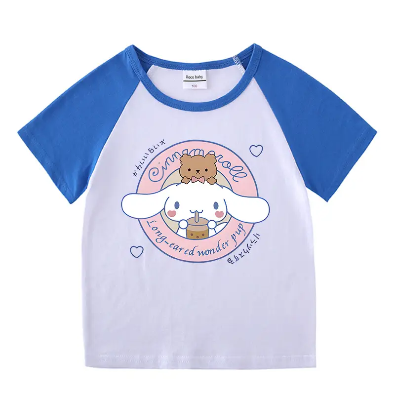 2023 Kids Summer T-Shirt Shorts Set Gray White