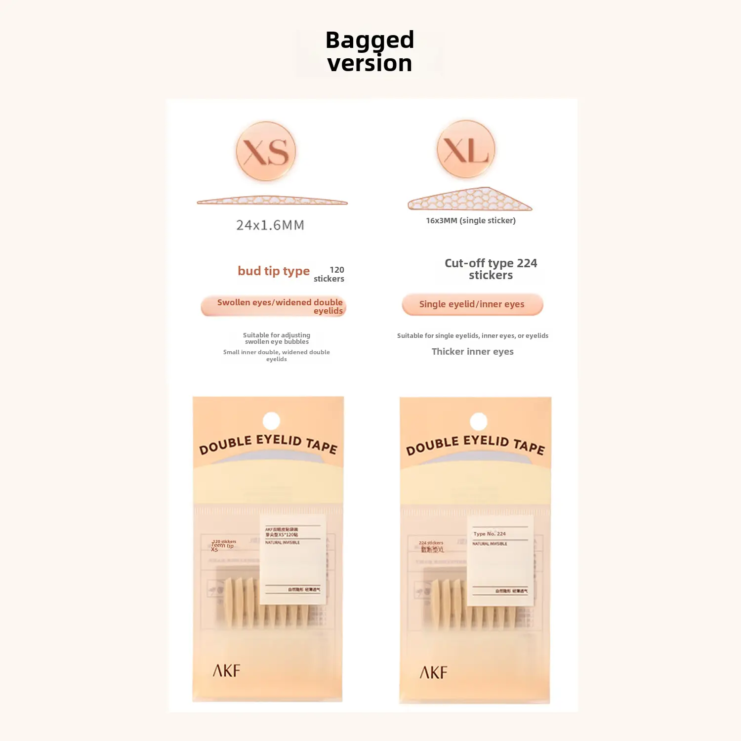 Double Eyelid Tape for Women Invisible Puffy Eyelid