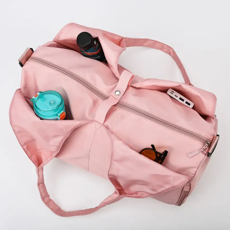 Blue Lightweight One-Shoulder Travel Bag - Image 9