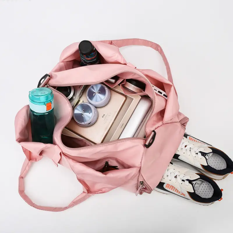 Blue Lightweight One-Shoulder Travel Bag - Image 10