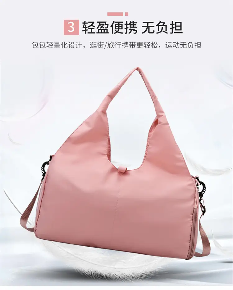 Blue Lightweight One-Shoulder Travel Bag — feature 10
