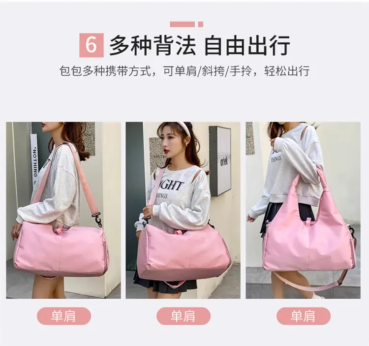 Blue Lightweight One-Shoulder Travel Bag — feature 13