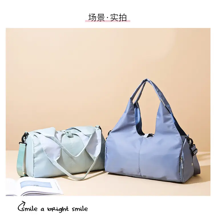 Blue Lightweight One-Shoulder Travel Bag — feature 22