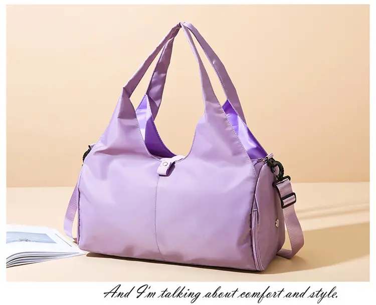 Blue Lightweight One-Shoulder Travel Bag — feature 23