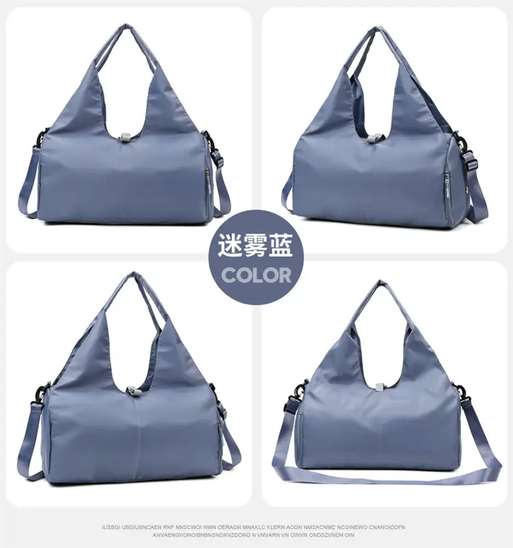 Blue Lightweight One-Shoulder Travel Bag — feature 28