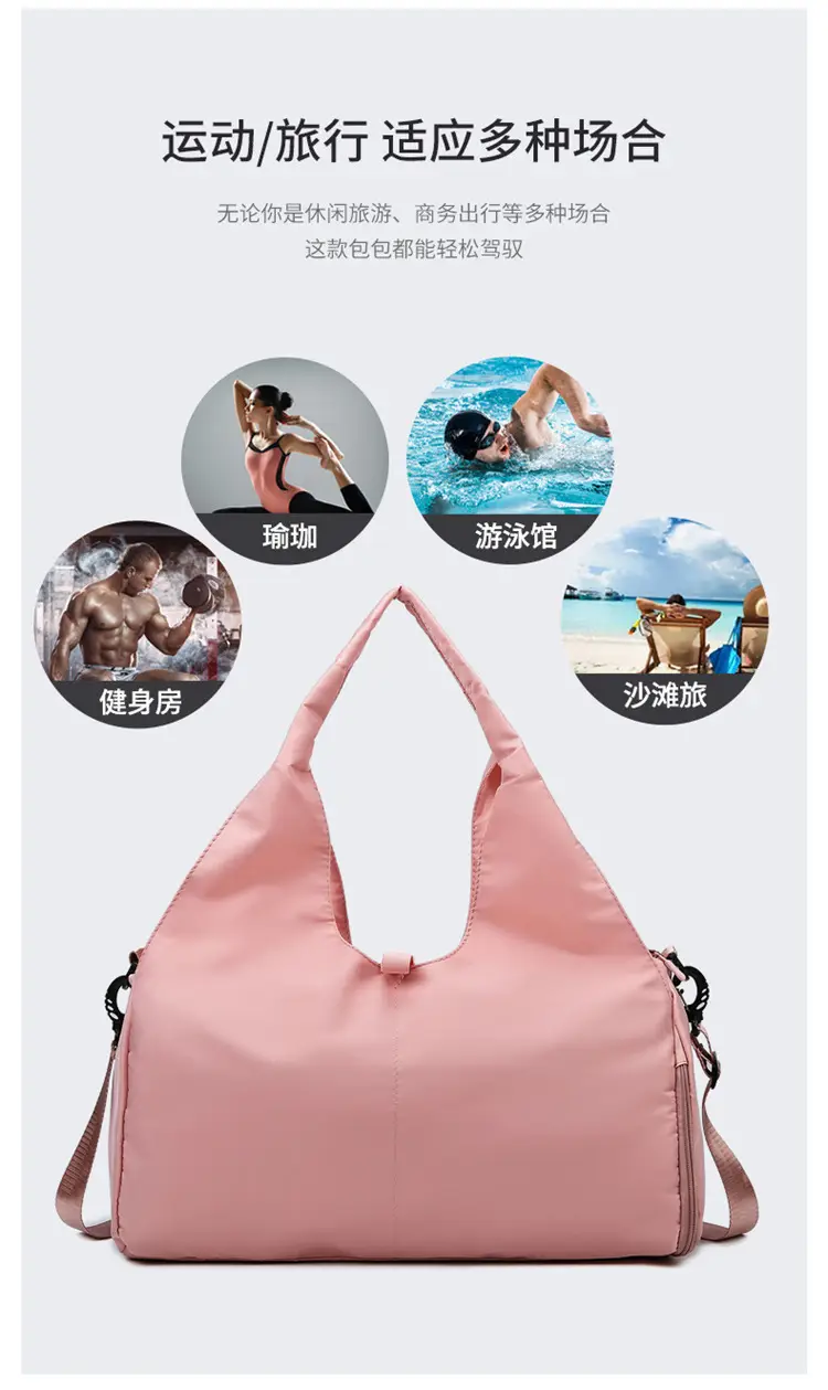 Blue Lightweight One-Shoulder Travel Bag — feature 6