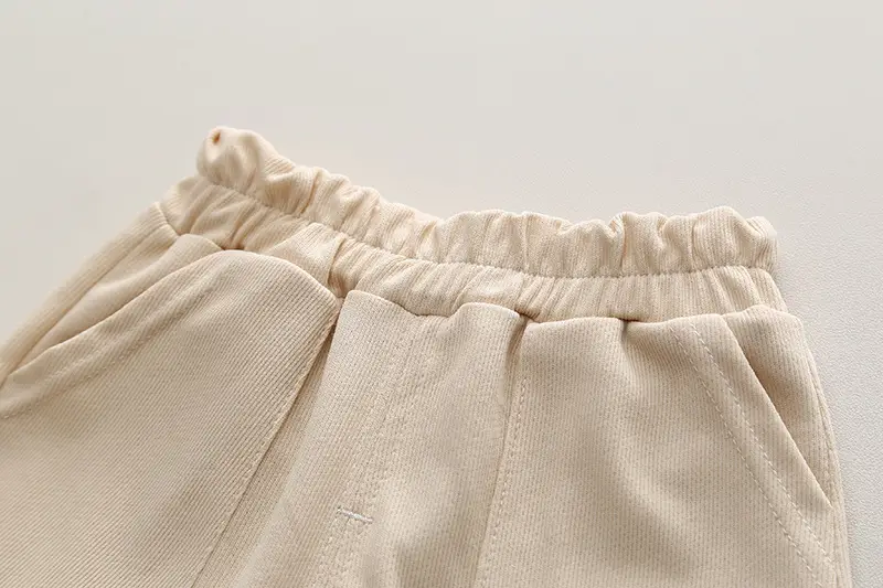 Children Cotton Green Light Shorts Suit Summer — feature 14