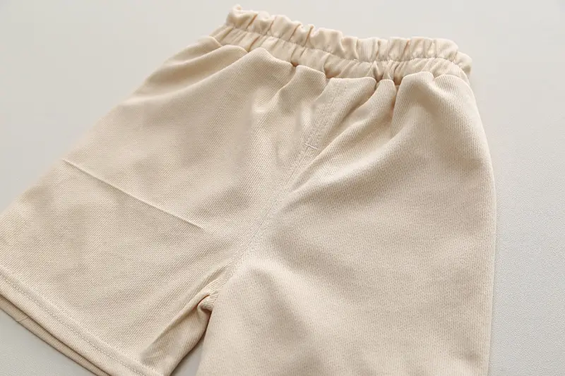 Children Cotton Green Light Shorts Suit Summer — feature 18