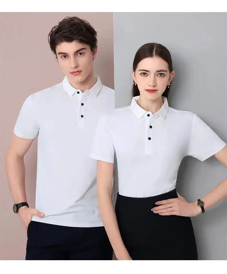 Men Ice Silk Polo Shirt Quick Dry Lapel — feature 15