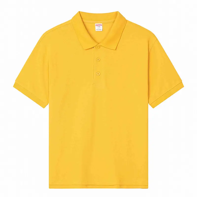 Men Green Polo Shirt Loose Fit Lapel Short Sleeve - Image 6