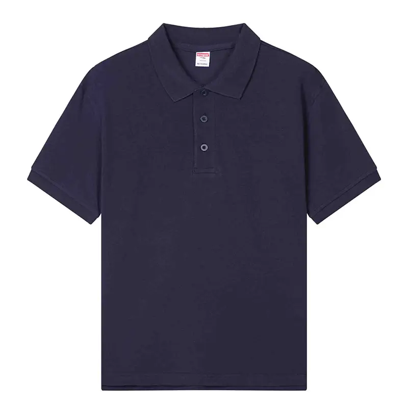 Men Green Polo Shirt Loose Fit Lapel Short Sleeve - Image 8