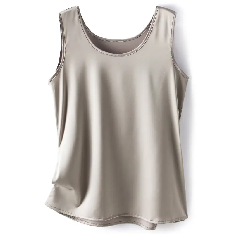 Women's Red Ice Silk Camisole Large Size - Image 18