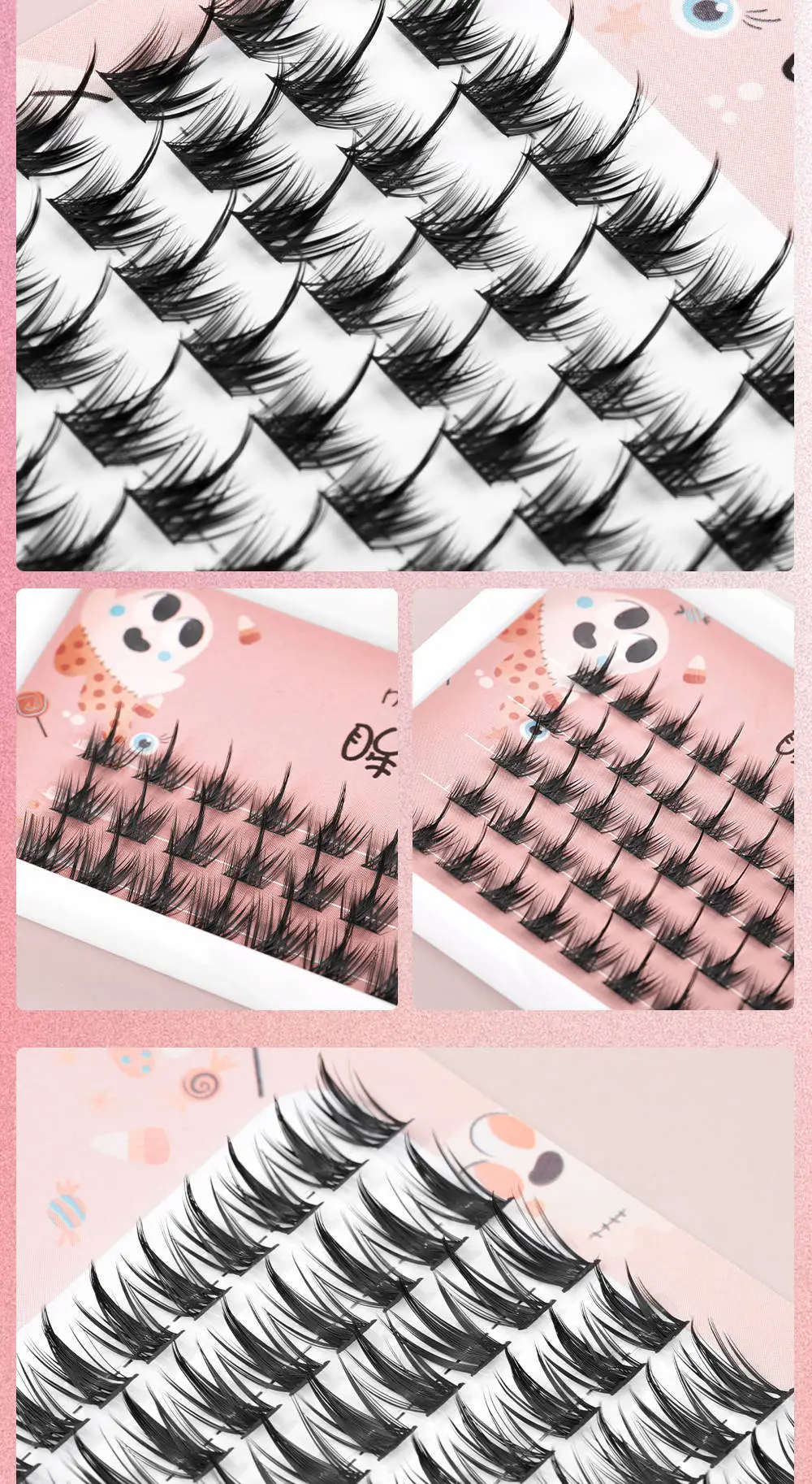 Lazy Trilogue False Eyelashes Natural Hard Stem Large Capacity — feature 11