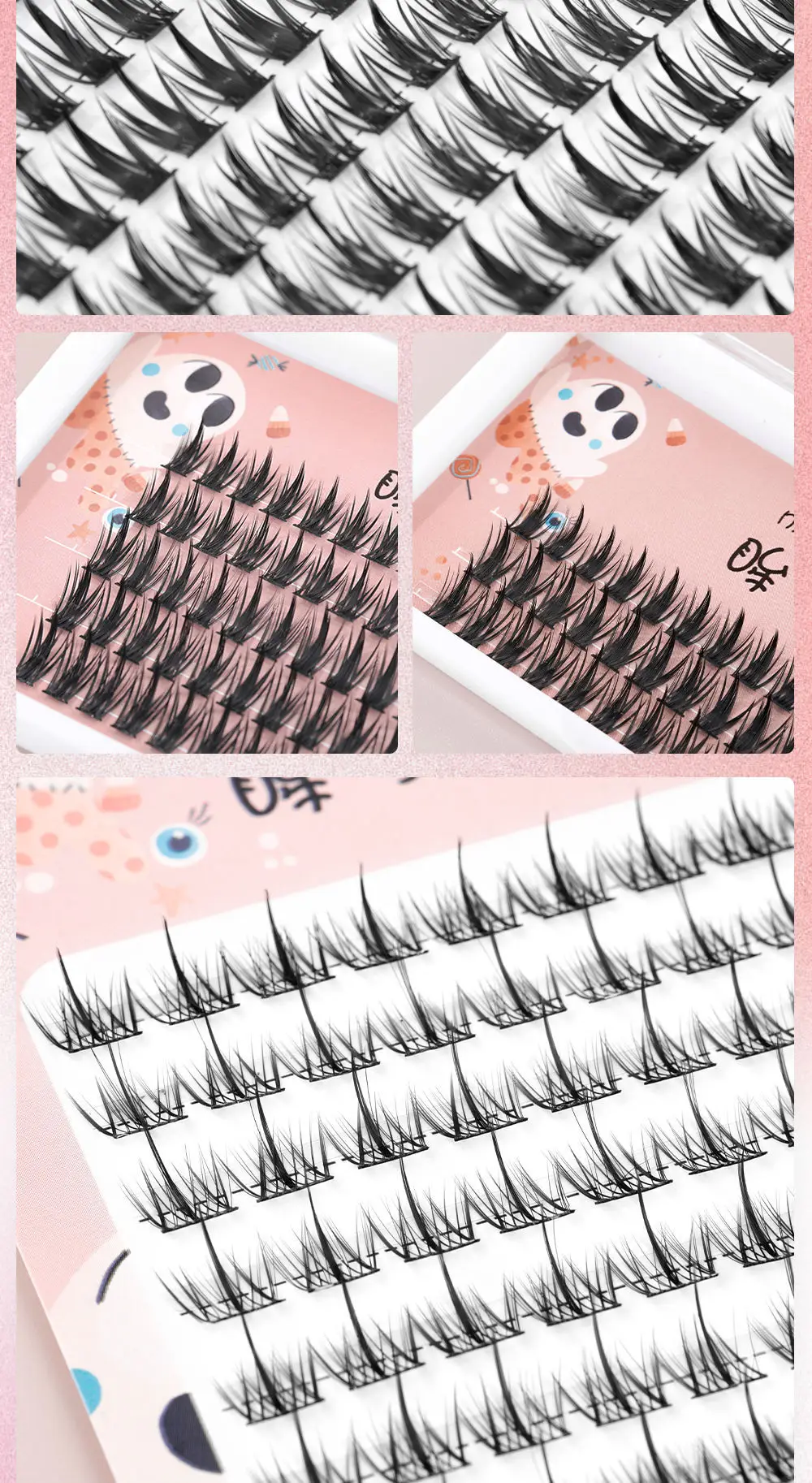 Lazy Trilogue False Eyelashes Natural Hard Stem Large Capacity — feature 12