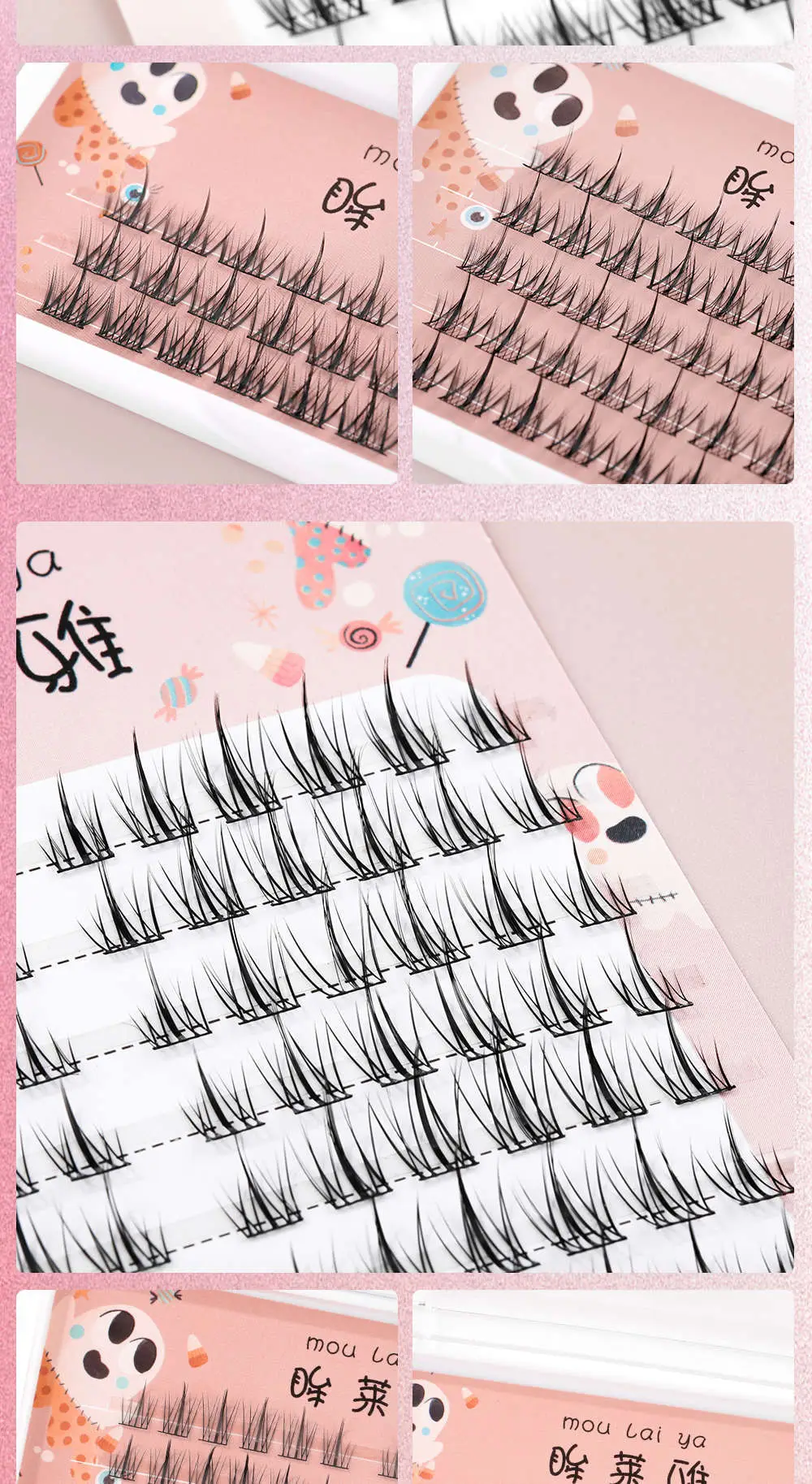 Lazy Trilogue False Eyelashes Natural Hard Stem Large Capacity — feature 13