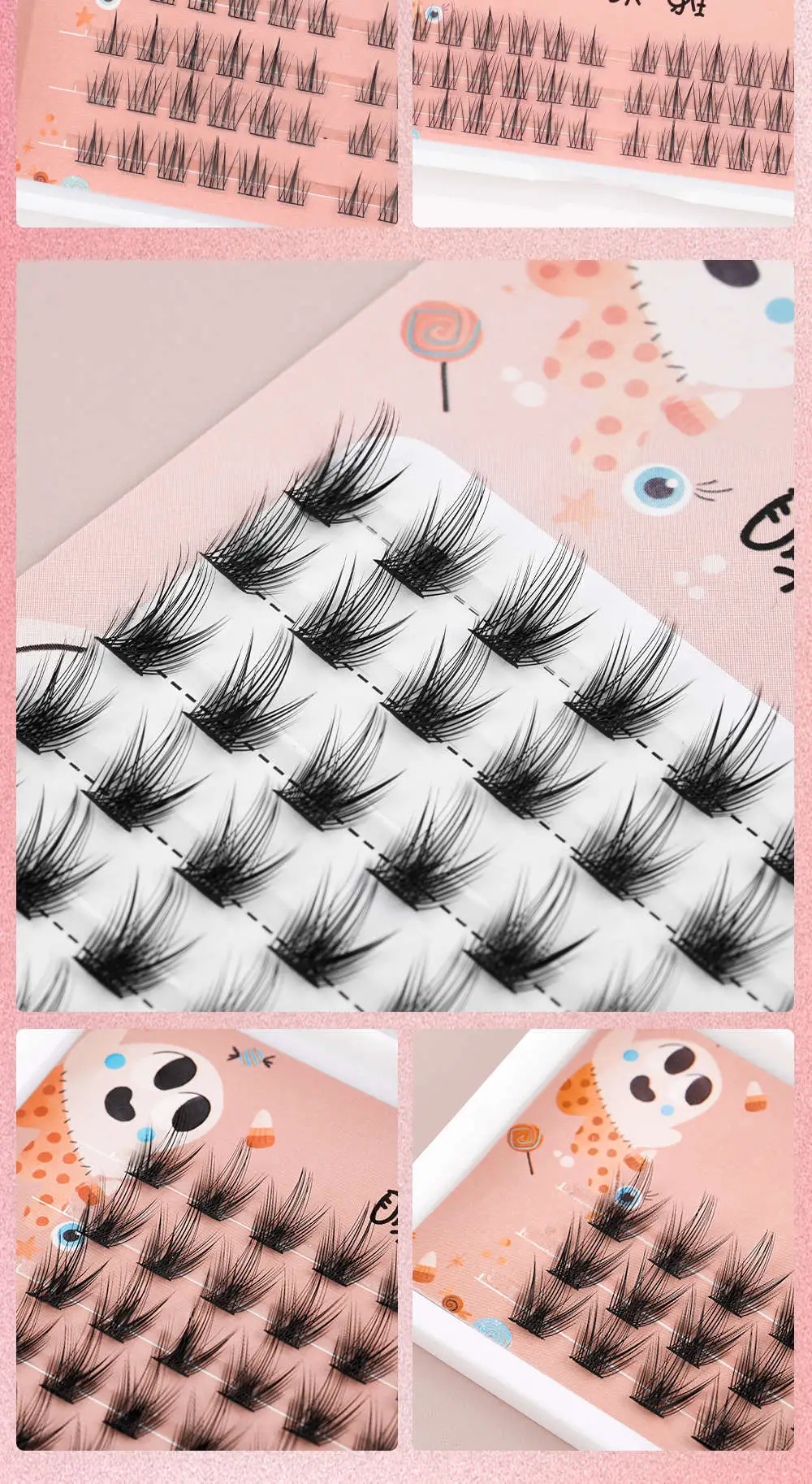 Lazy Trilogue False Eyelashes Natural Hard Stem Large Capacity — feature 14
