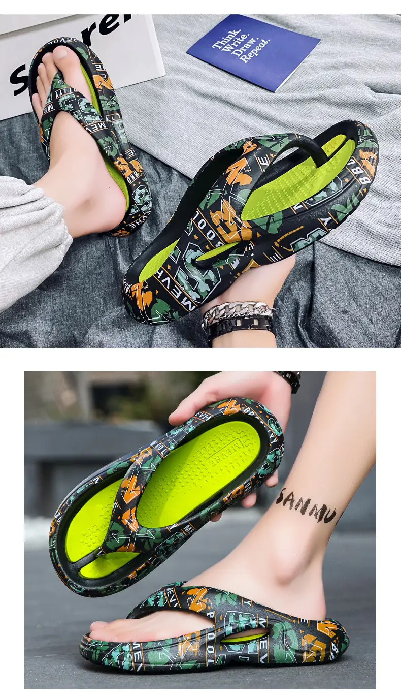 Men's 2026 Summer Large Flip-Flops with Thick Sole — feature 12
