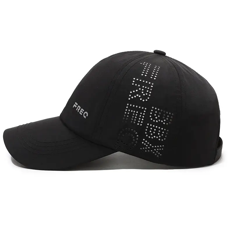 Men Sun Protective Duckbill Cap Black Grey Beige White - Image 4
