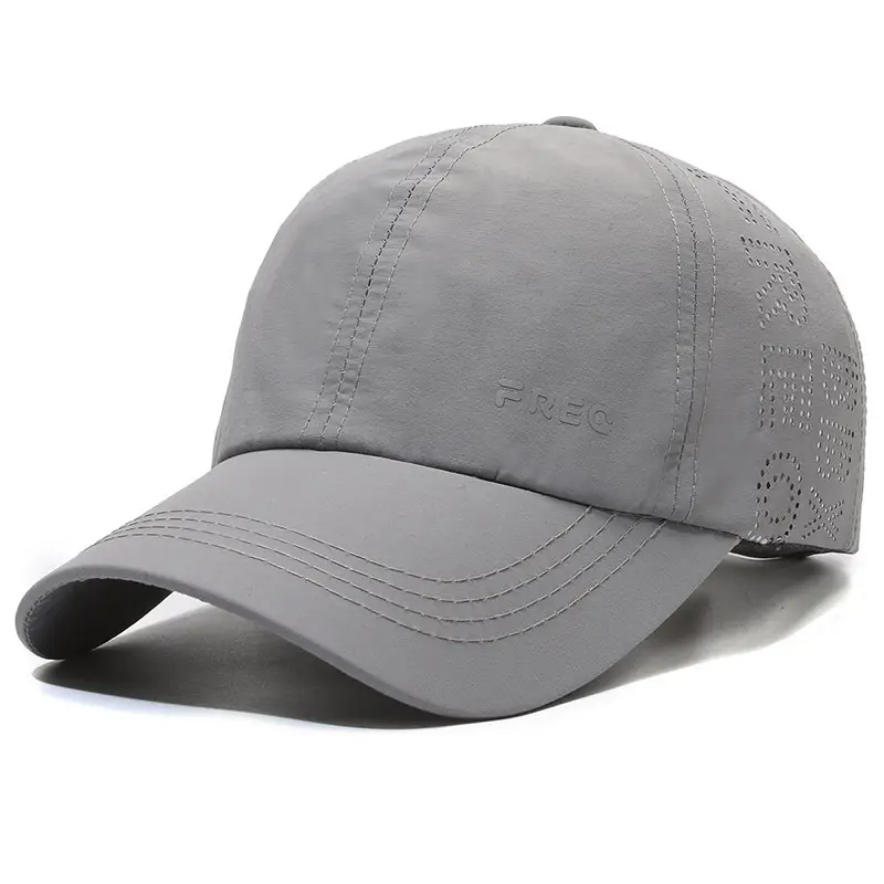 Men Sun Protective Duckbill Cap Black Grey Beige White - Image 2