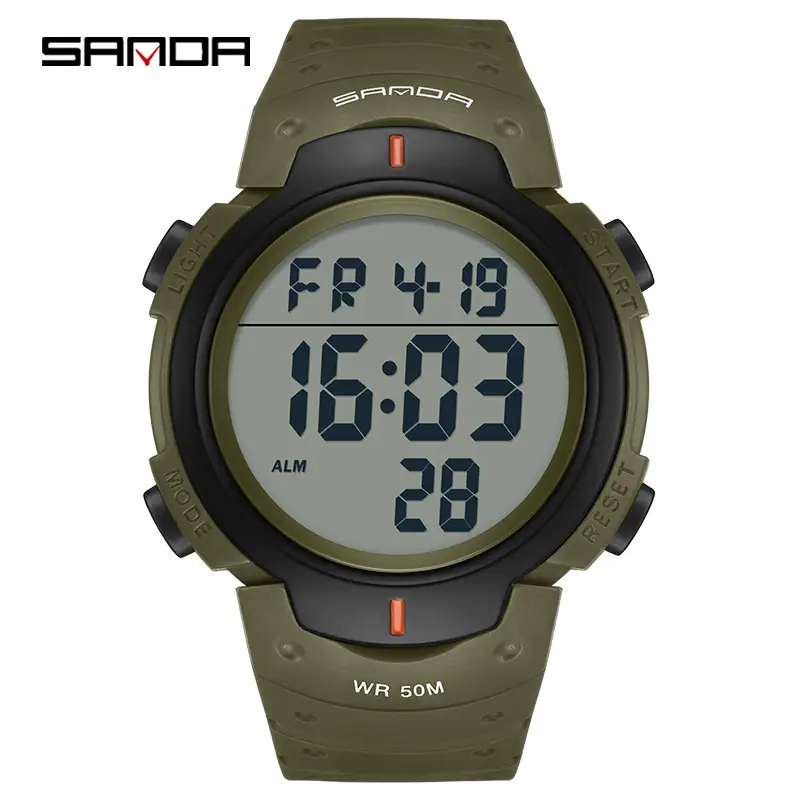 Men's Waterproof Digital Watch 10:39 Display - Image 4