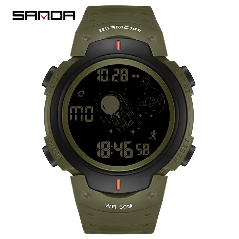 Men's Waterproof Digital Watch 10:39 Display - Image 7