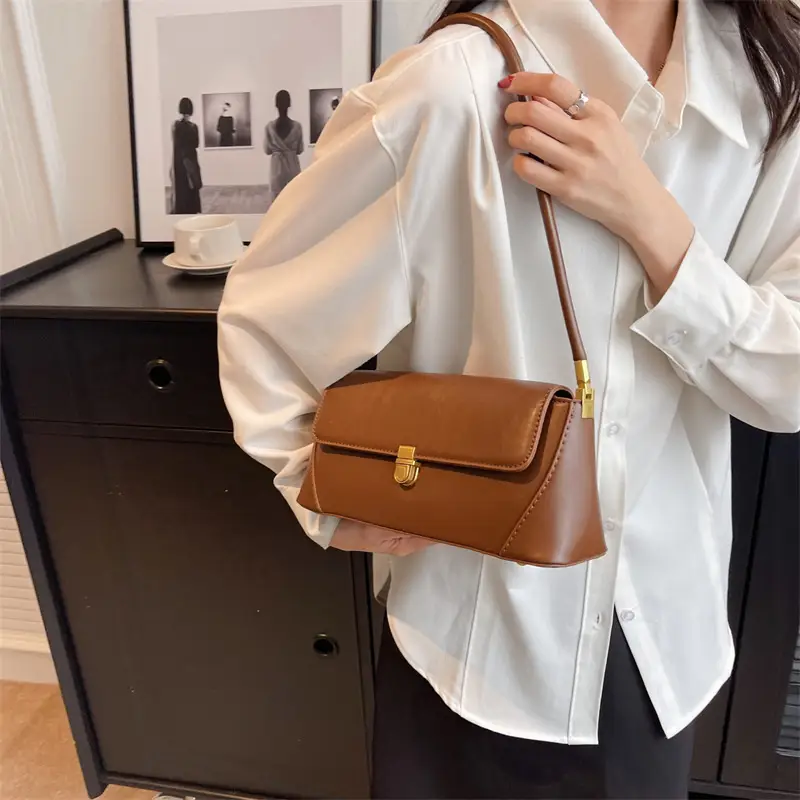 White French Style Shoulder Bag for Women - Image 8
