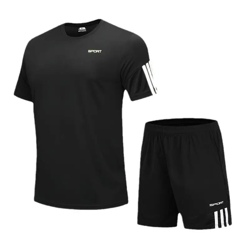 Kids Badminton Shirt & Shorts Set Gray Boys - Image 12