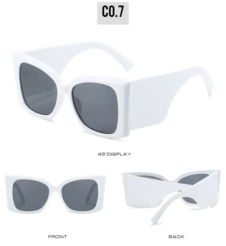 Women Camo Sunglasses Wide Leg Large Frame European American Style — feature 13