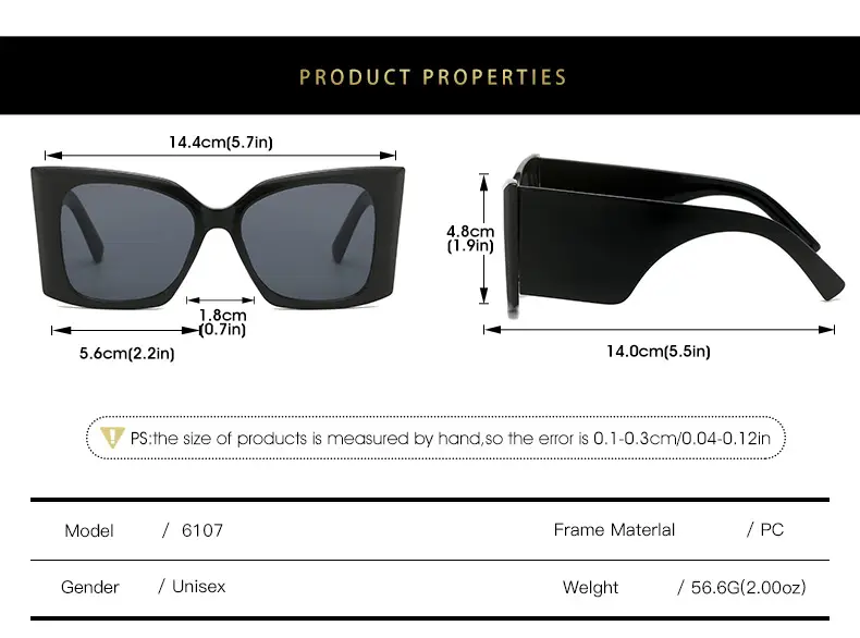Women Camo Sunglasses Wide Leg Large Frame European American Style — feature 5