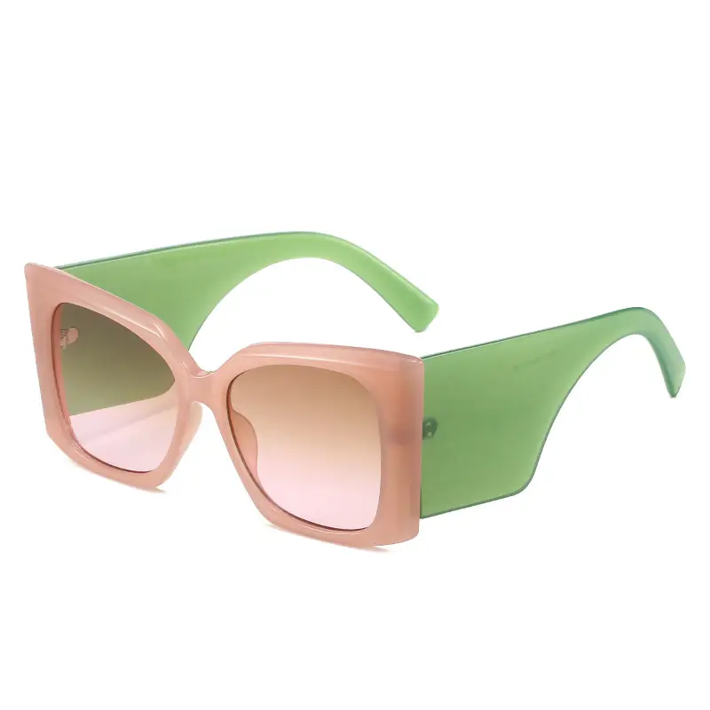 Women Camo Sunglasses Wide Leg Large Frame European American Style - Image 5