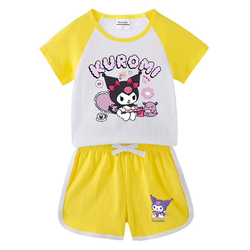 2023 Kids Summer T-Shirt Red White Kurayomi Design - Image 5
