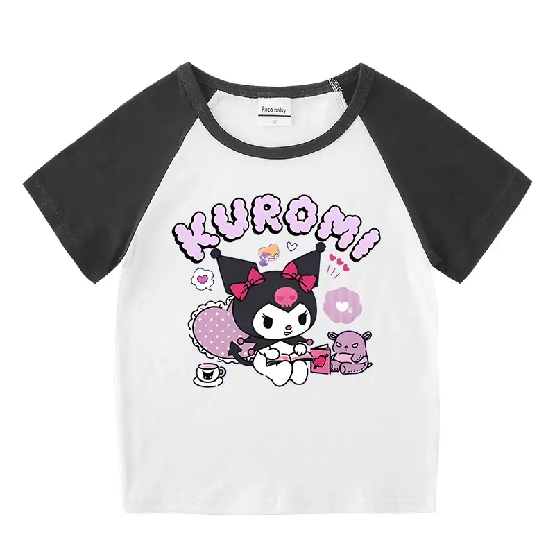 2023 Kids Summer T-Shirt Red White Kurayomi Design - Image 15