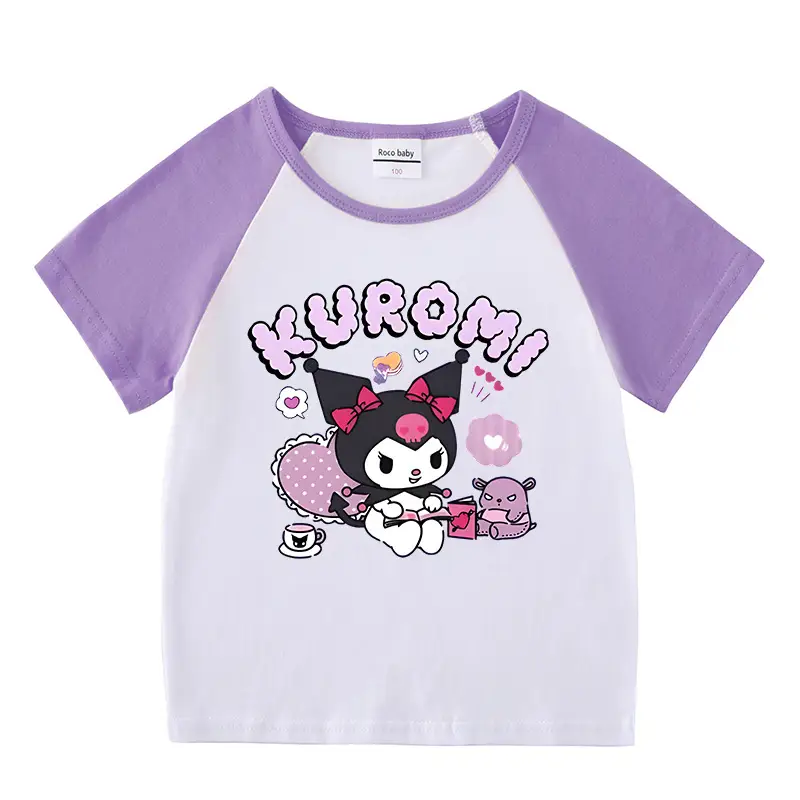 2023 Kids Summer T-Shirt Red White Kurayomi Design - Image 17