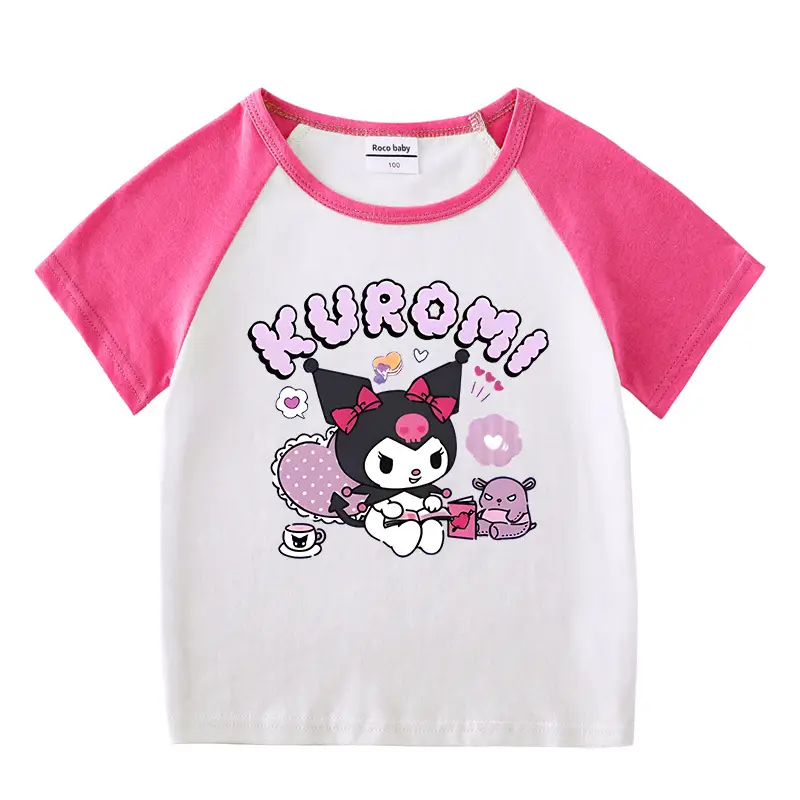 2023 Kids Summer T-Shirt Red White Kurayomi Design - Image 18